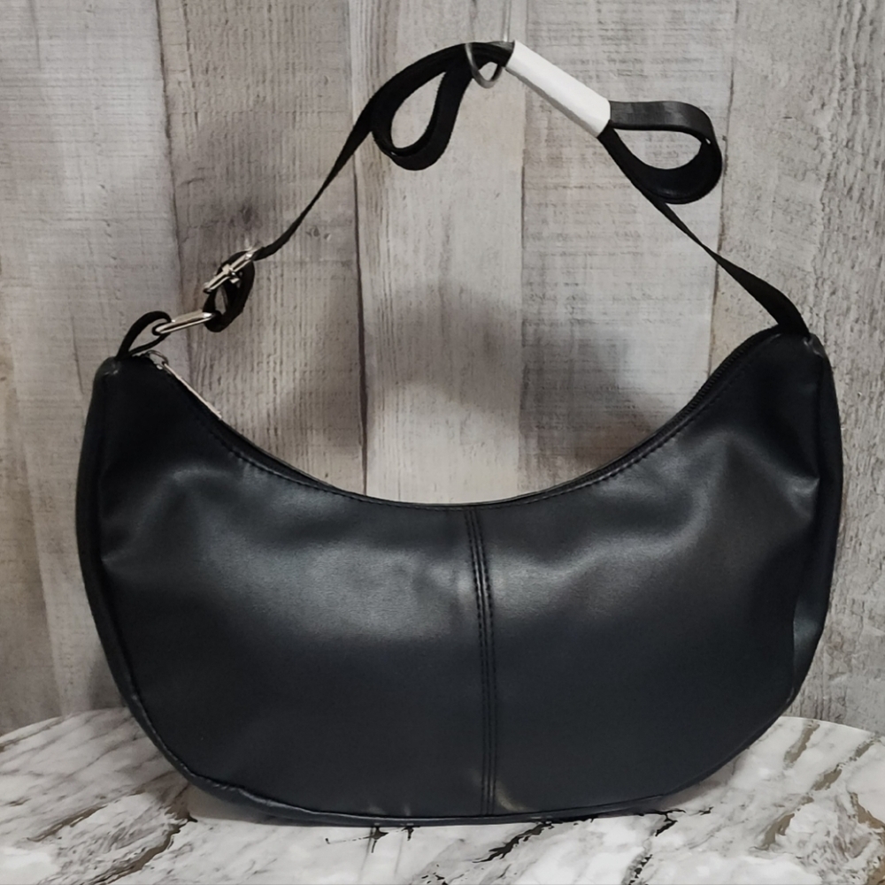 🪷👜Suzy Shier Classic Black Hobo Bag